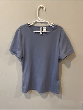 H&M Short Sleeve Crewneck Tee - Dusty Blue
